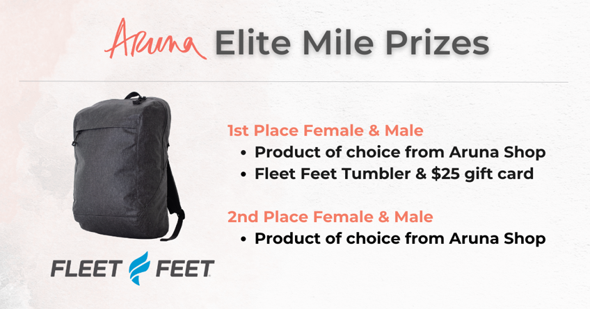 Aruna Elite Mile prizes