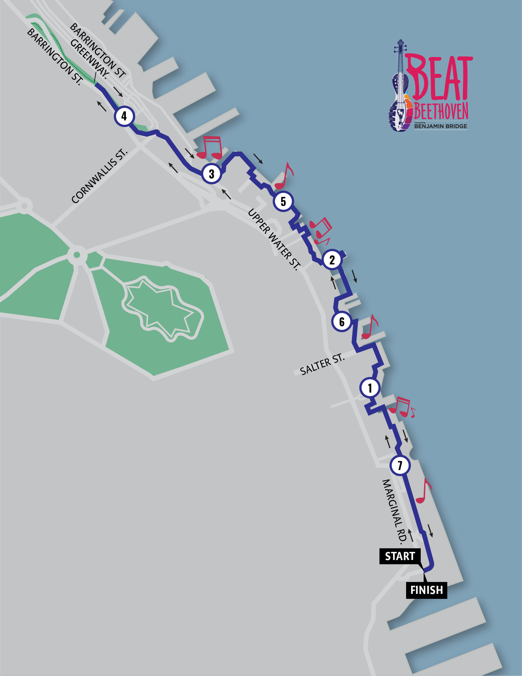 Beat Beethoven race route
